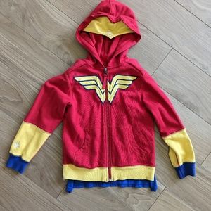 Wonder Woman Hanna Andersson Zip Hoodie Size 6-7 (120)